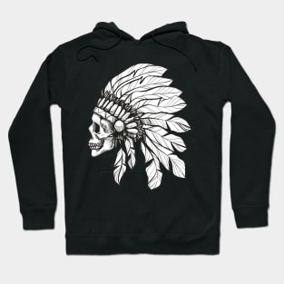 Indian Chief Skull Hoodie